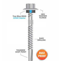 I+ Plus Self Drilling Screw - Color: Silver