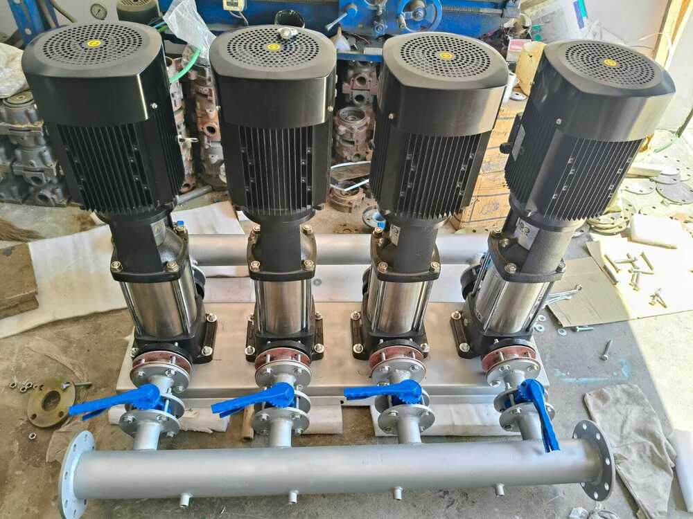 Pressure Booster System - Color: Blue/gray