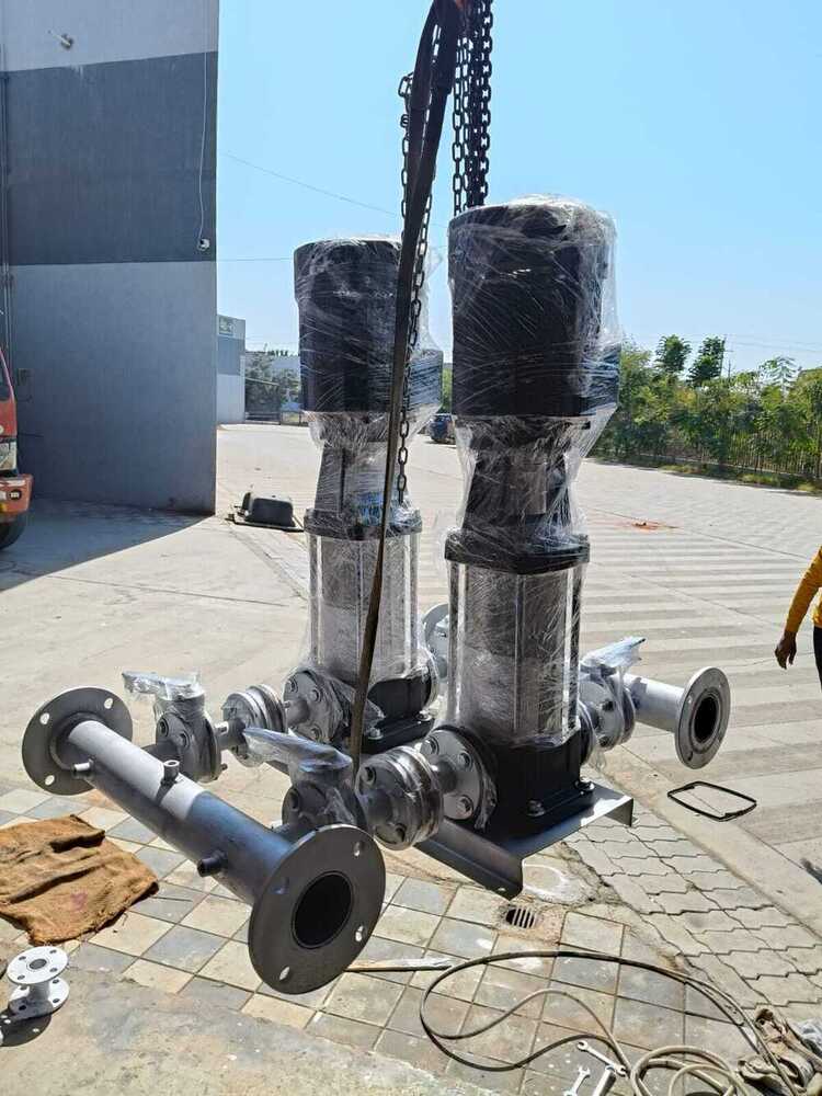 Pressure Booster System - Color: Blue/gray