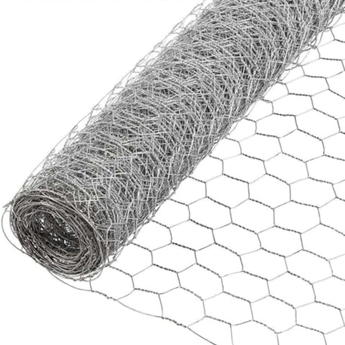 Galvanized Iron Chicken Mesh - Color: Silver