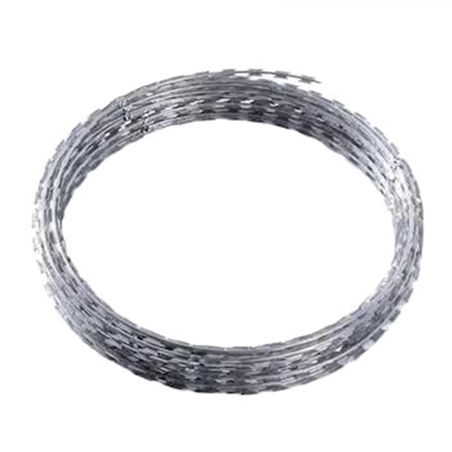 Concertina Razor Wire Coil - Color: Silver
