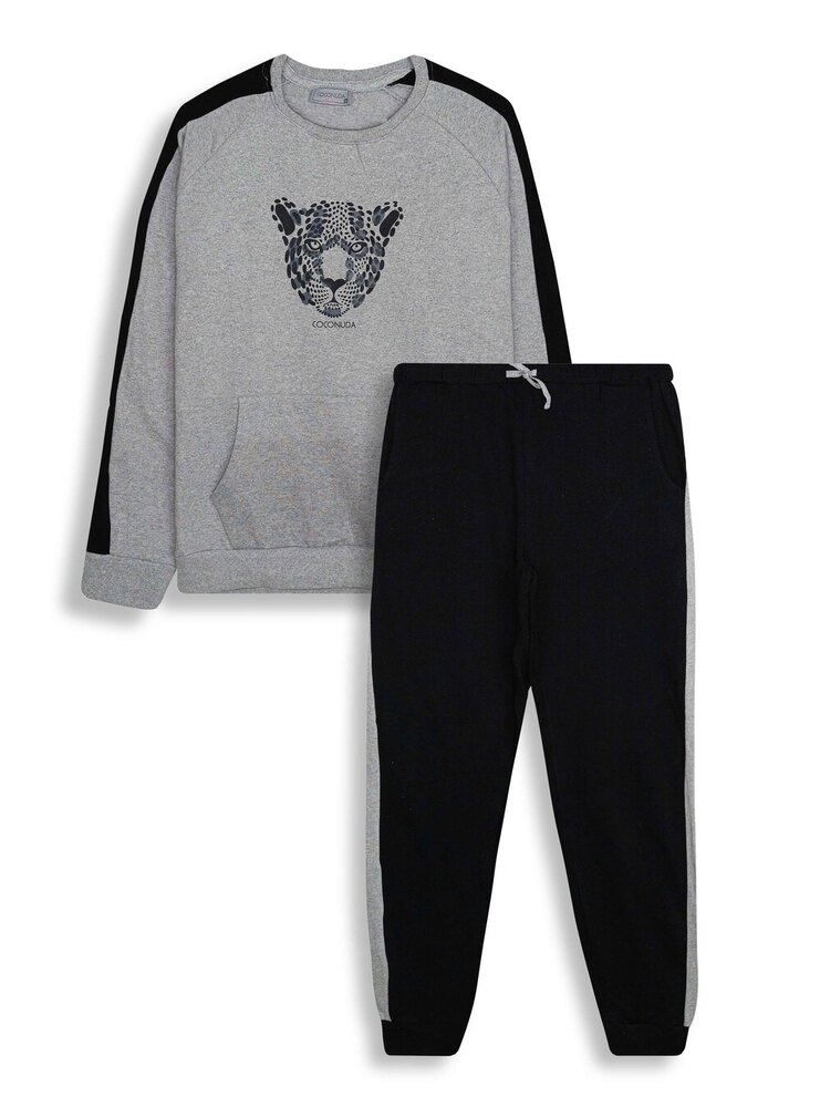Ladies  Winter  Grey  Pyjama  Sets