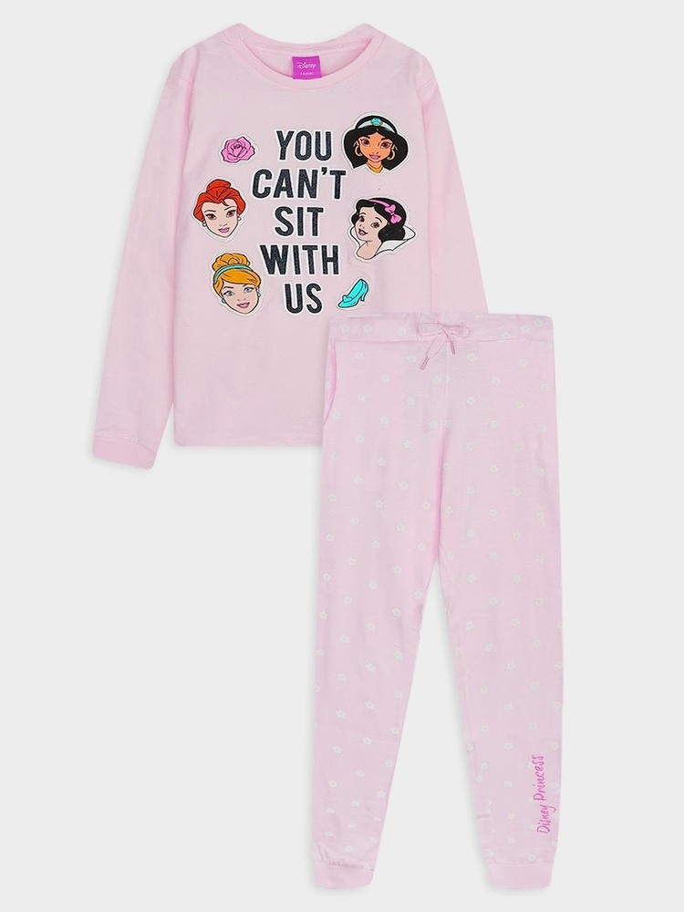 Girls  Printed  Pyjama  Set