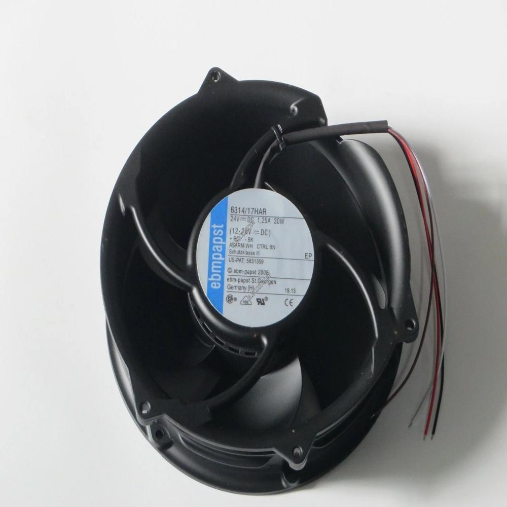 Ebmpapst 6314/17HAR 24V 1.25A 30W 4wires Cooling Fan NEW