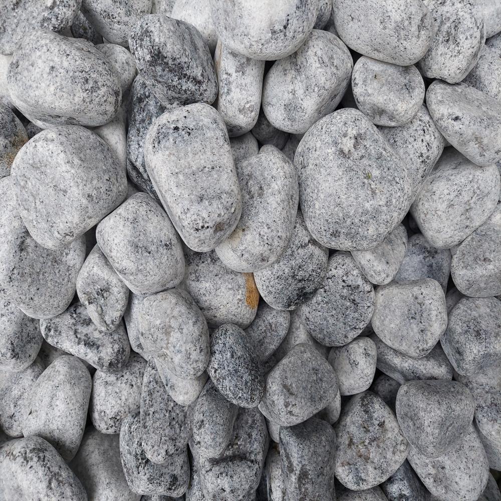 Classic Grey Marble Pebble - Natural Marble Stone, Various Sizes, Grey Color, Water Absorbent