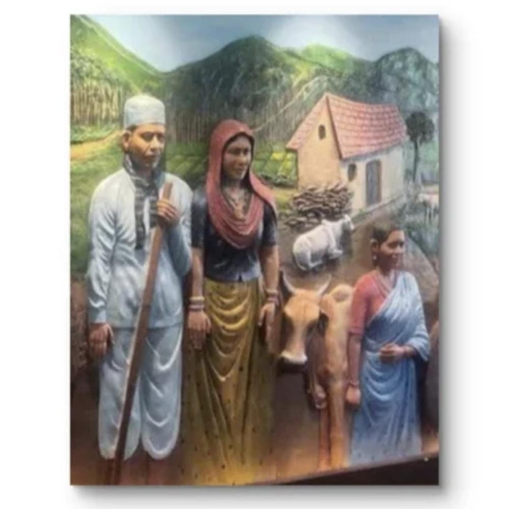 Theme Based Wall Mural - Color: Multi Colour