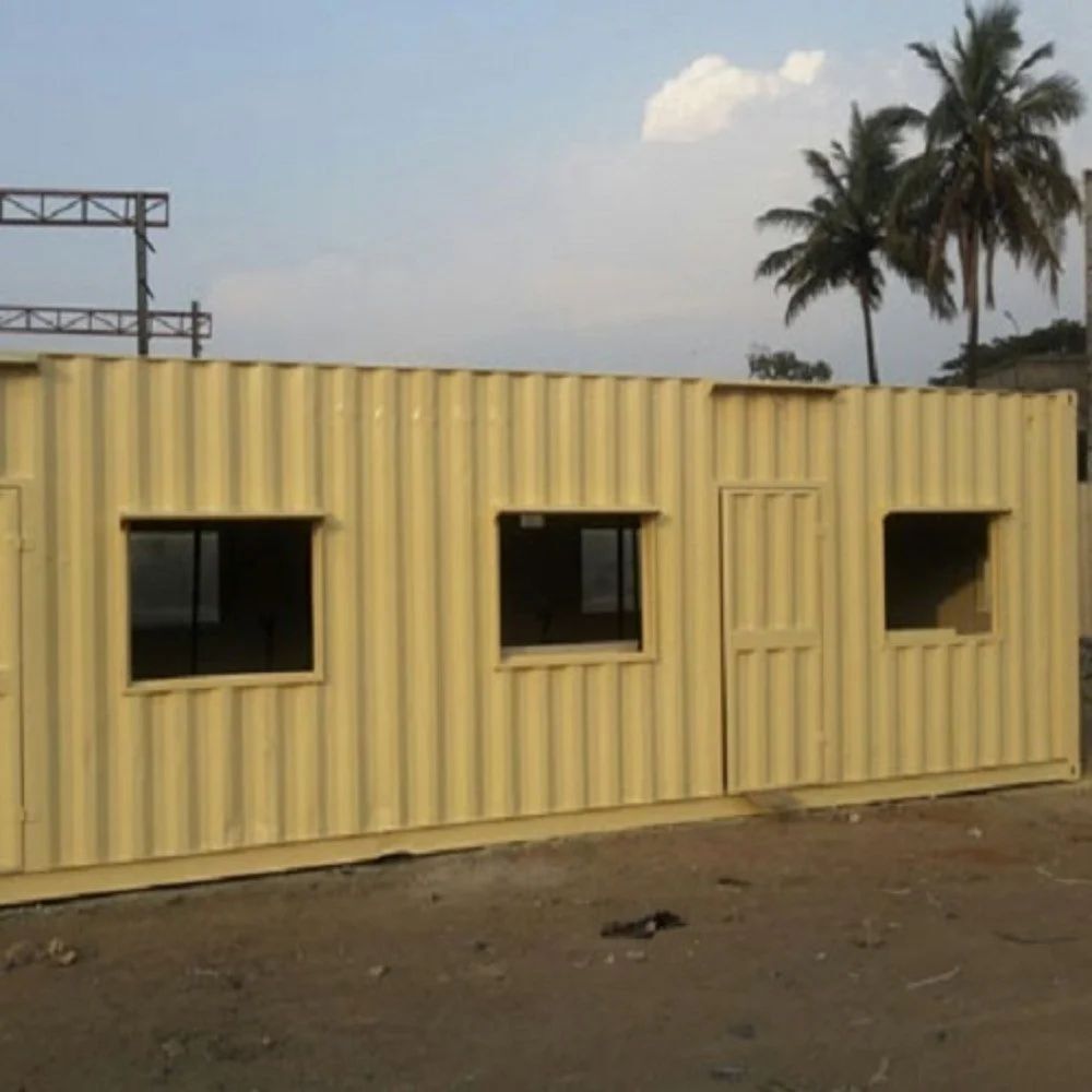 Portable Office Container Cabin - Color: As Per Requirement