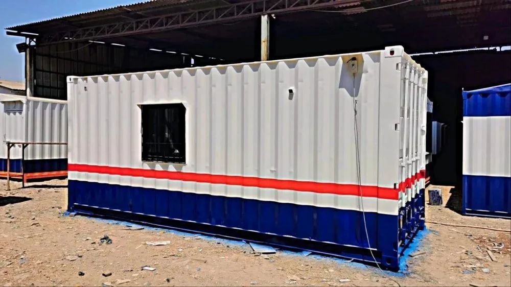Portable Office Container Cabin - Color: As Per Requirement