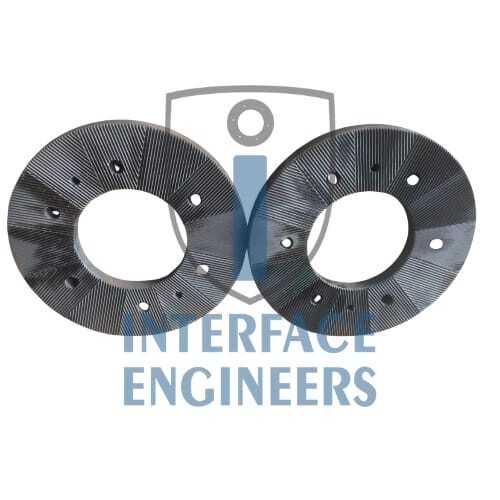 Pulverizer Disc - Tool Steel, 300-600 Mm Size, Grey Color, 20-75 Kg Weight | High Efficiency For Fine Powder Production Of Pvc, Lldpe & Natural Rubber