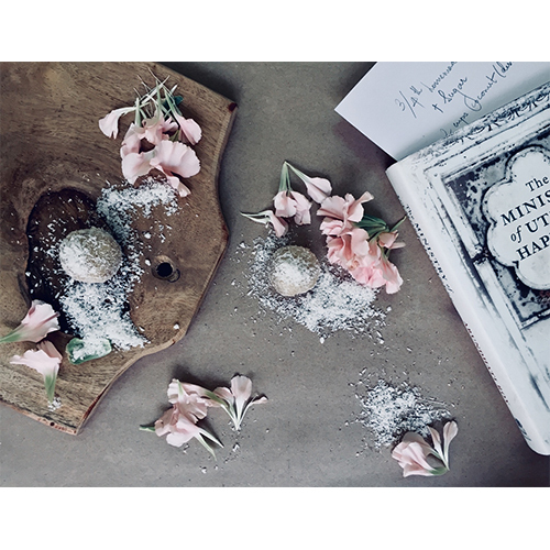 coconut & rose bites