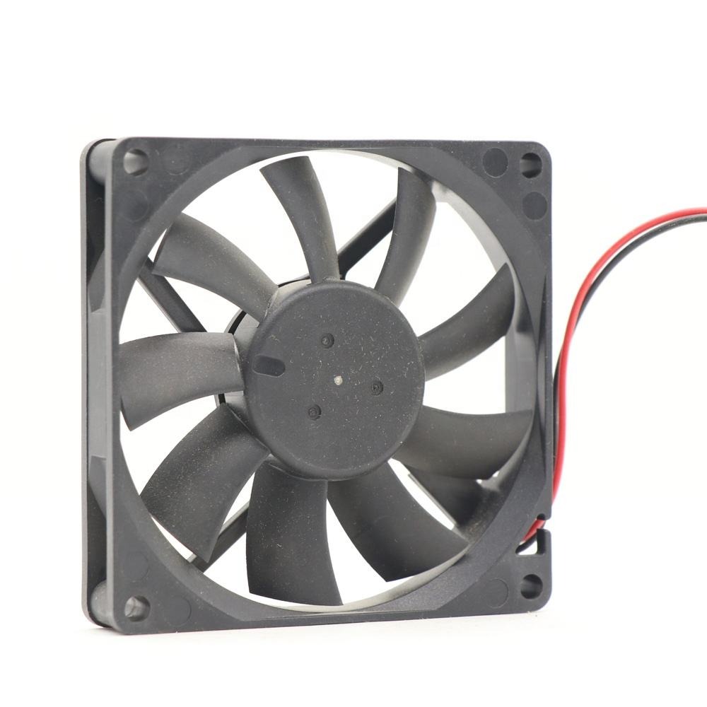 Delta 8015 0.30a 8cm 12v Dc 80x80x15mm Afb0812vhb 3700rpm Cpu Case Inverter Silent Double Ball Bearing Axial Cooling Fan - Color: Black
