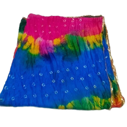 Ladies Silk Bhandej Dupatta