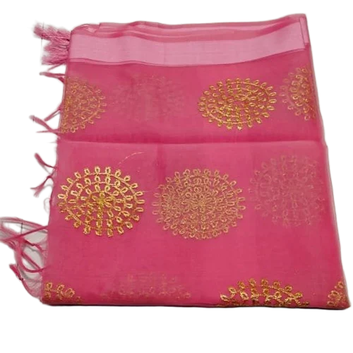 Organza Embroidery Silk Dupatta