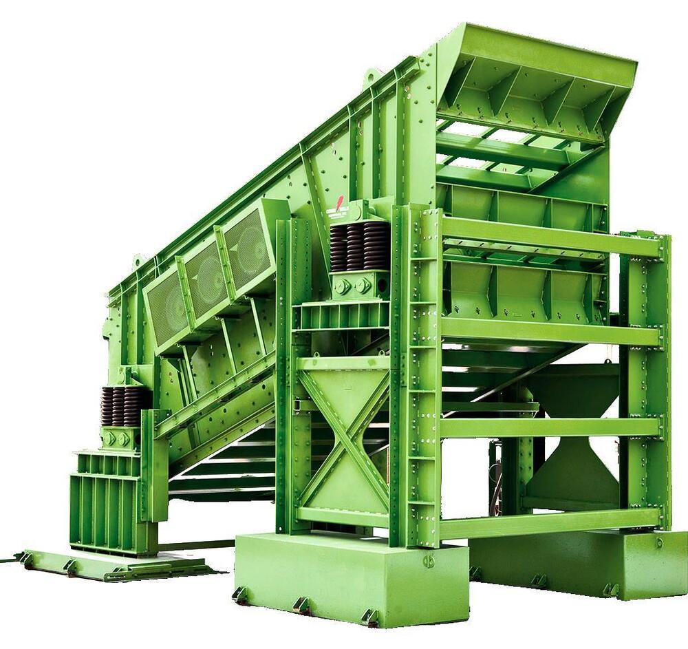 Vibrating Screen - Stainless Steel, Different Sizes Available, Yellow | Electric Power Mode, Industrial Application, Standard Processing Type