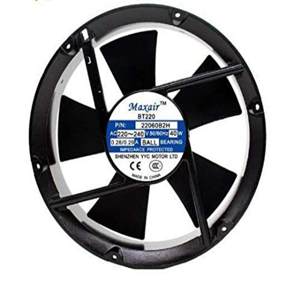 Maxair BT220 BT22060B2H 220V Fan 220V 40W 220MM Round Bearing Cooling Fan