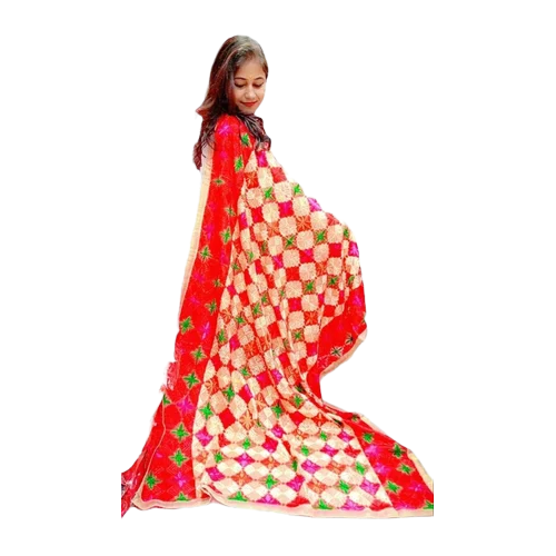 Chiffon Fulkari Dupatta