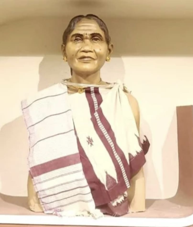 old lady statues