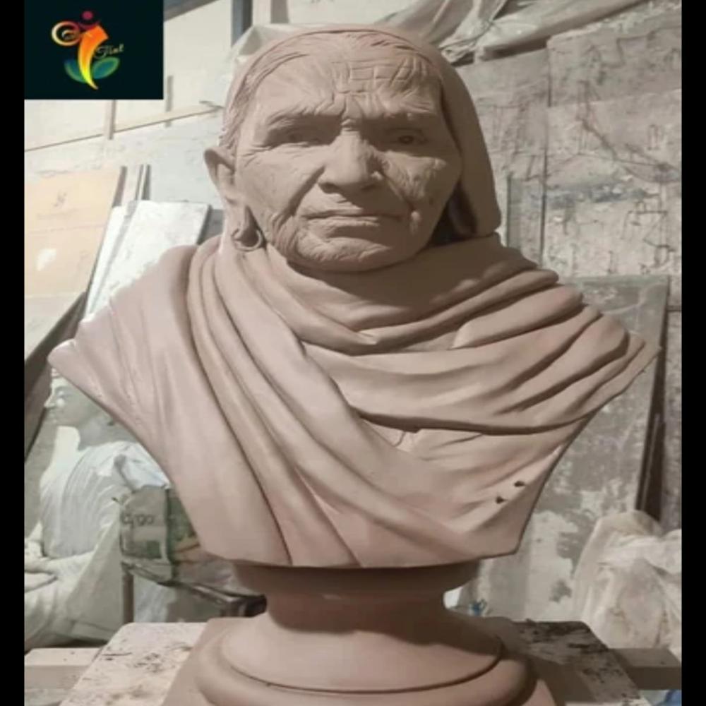 old lady statues