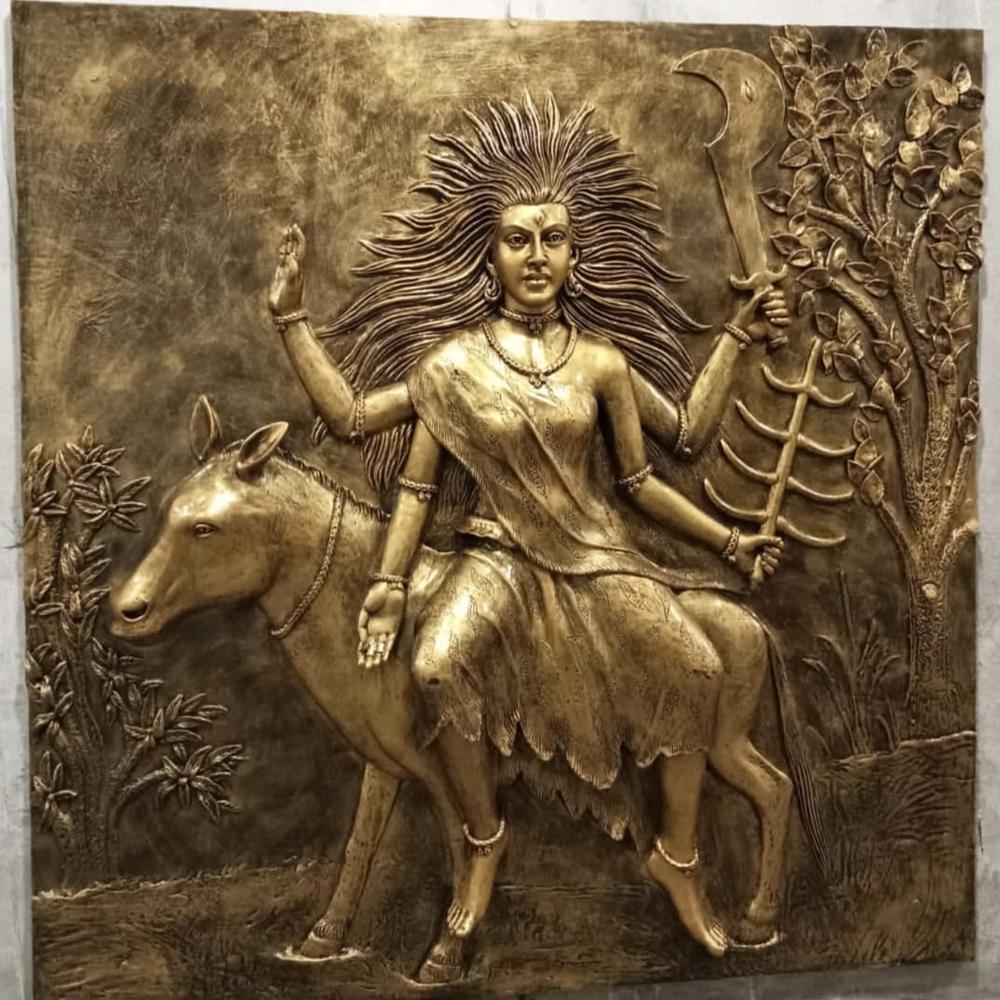 Goddess Wall Frp Mural - Color: Golden