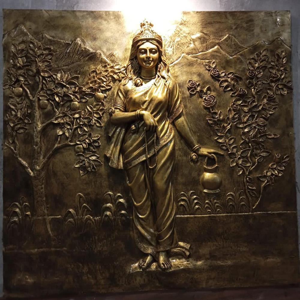 Goddess Wal Mural - Color: Golden