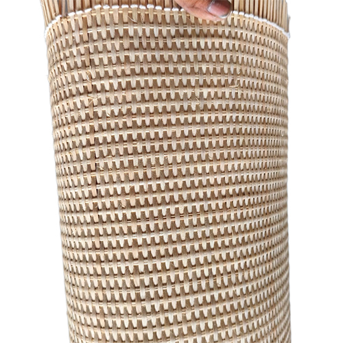 36 Inch Closed Design Natural Rattan