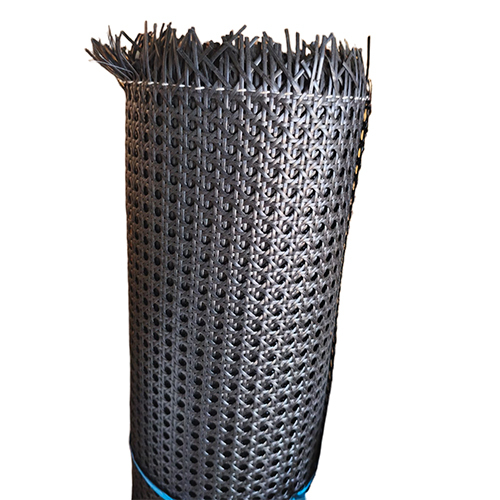 Black Colour Hexagon PVC Rattan Cane