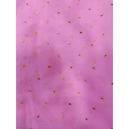 Ladies Pink Chiffon Dupatta - Ethnic Region: Indian
