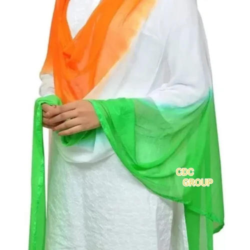 Chiffon Tiranga Dupatta