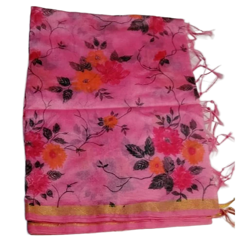 Ladies Georgette Flower Print Dupatta