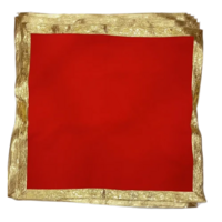Velvet Pooja Aasan - Color: Red