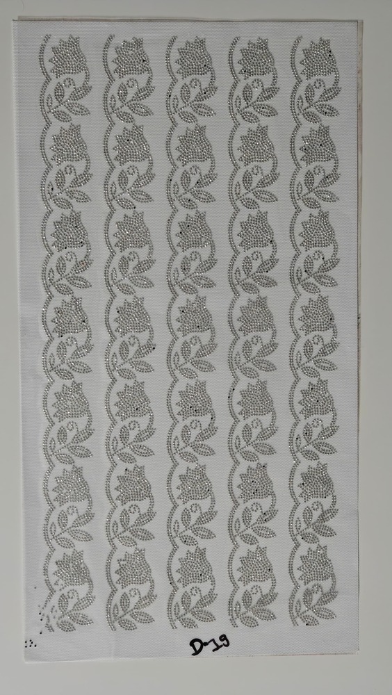 Rhinestone Sticker Sheet - Versatile Crafting Material for Scrapbooking, Textile Cutting, Packaging Shapes, and Label Design | Multi-Material Compatibility