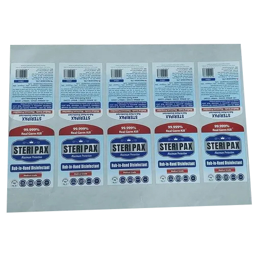 Printed Non Tearable Chromo Label - Color: Multicolor