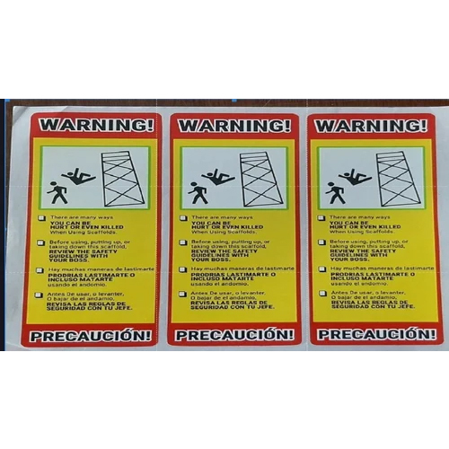 Pp White Non Tearable Printed Aluminum Foil Label - Color: Multicolor Available