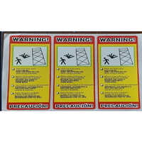 Pp White Non Tearable Printed Aluminum Foil Label - Color: Multicolor Available