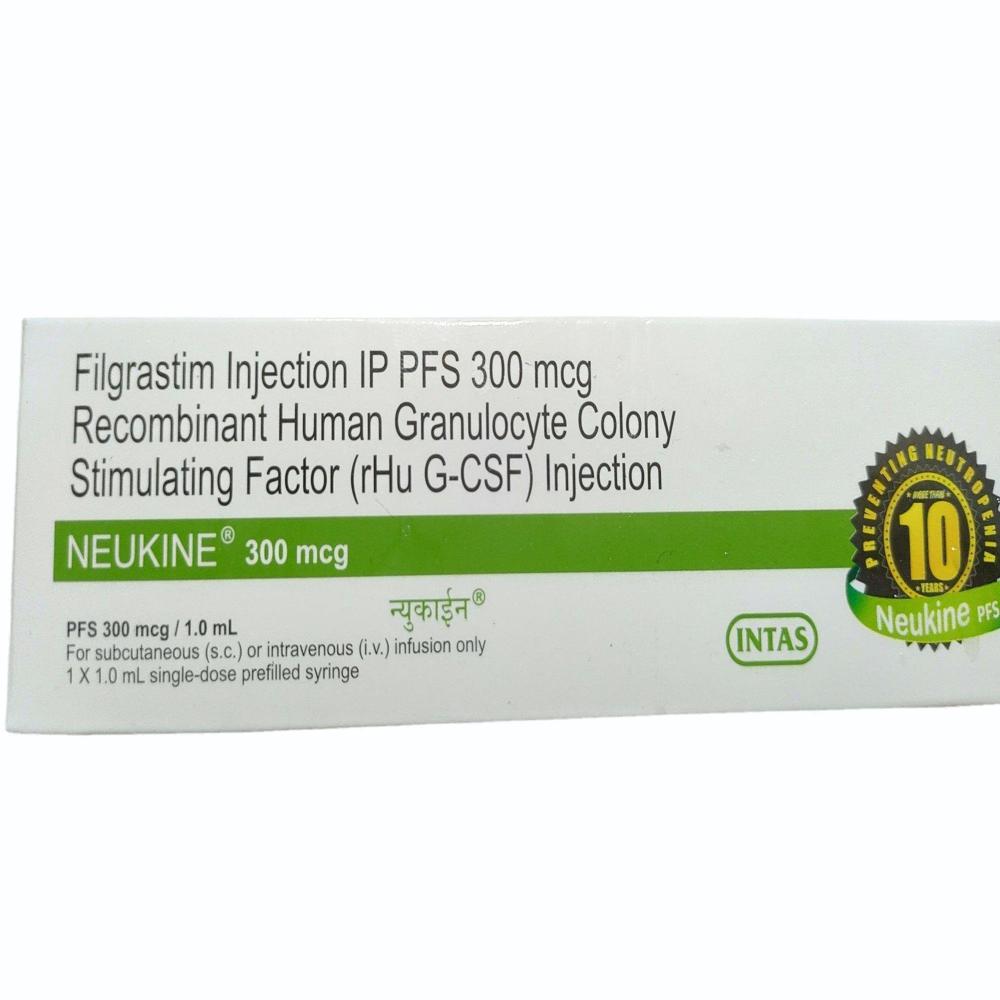 Neukine Filgrastim 300mcg(pfs) Injection - Origin: India