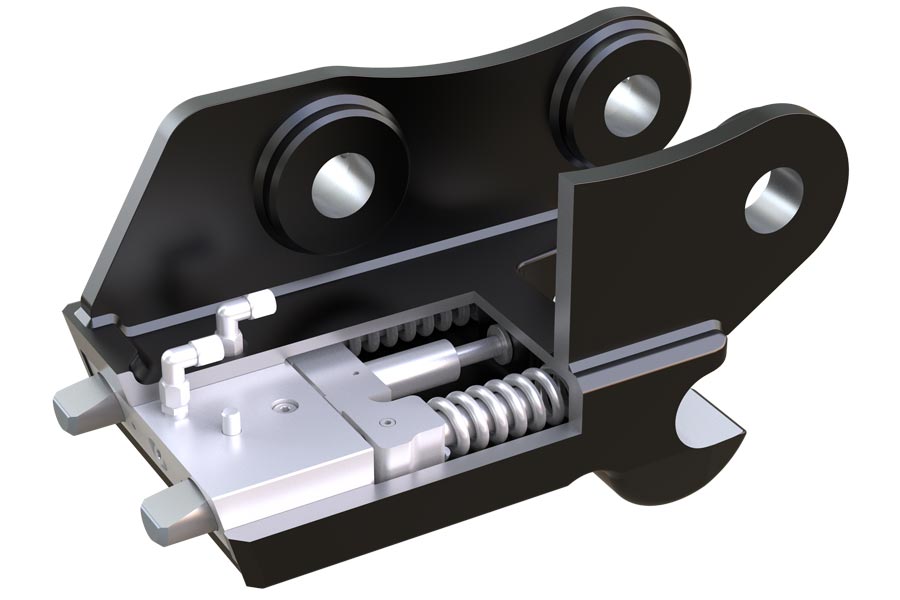 Double Safety Lock Quick Coupler