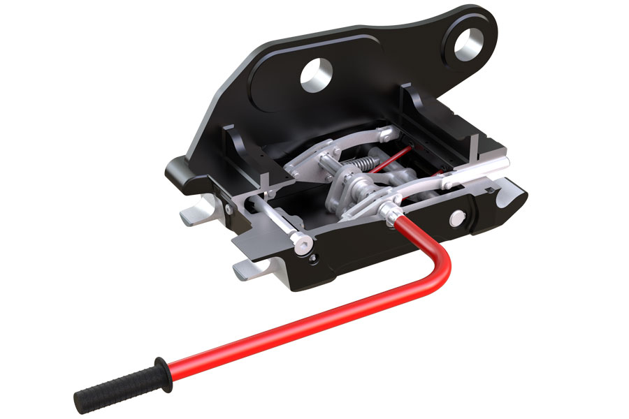 Double Safety Lock Quick Coupler