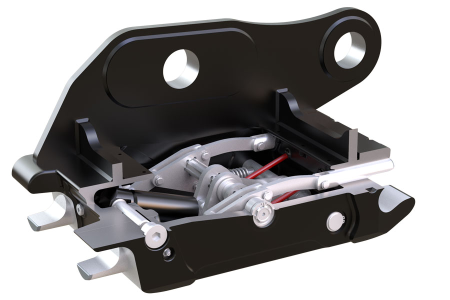 Double Safety Lock Quick Coupler