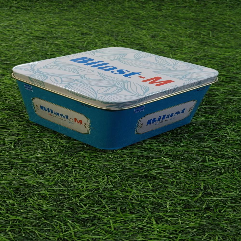 Dry Fruit Tin Container - Color: Multicolor