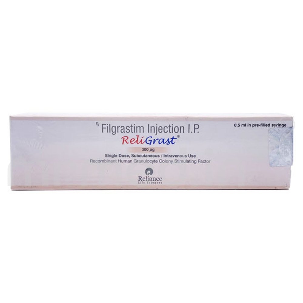 Religrast (Pfs) Filagrastim 300mcg Injection - Origin: India