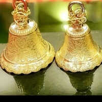 Brass Metal Bells - Color: Golden