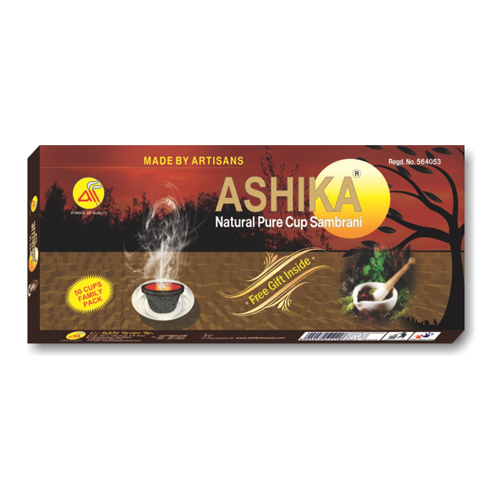 Aii0101 50 Cups Sambrani Box - Burning Time: 10-15 Approx. Minutes