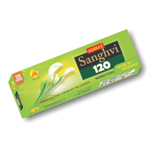 100G Sanghvi Incense Sticks - Burning Time: 30A 45 Approx. Minutes