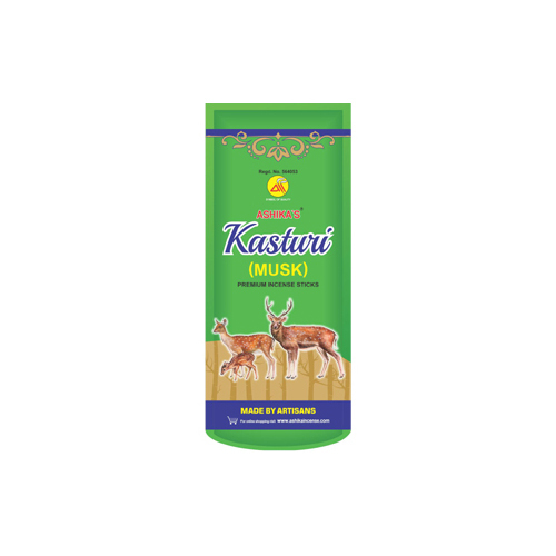 120G Kasturi Incense Sticks - Burning Time: 30A 45 Approx. Minutes