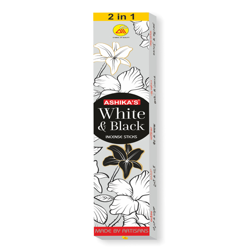 90G White And Black Incense Sticks - Burning Time: 30A  45 Approx. Minutes