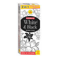 170g White And Black Incense Sticks - Burning Time: 30a  45 Approx. Minutes