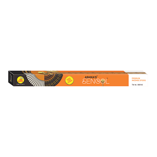 50G 12 Inch Long Sengol Incense Sticks - Burning Time: 30A  45 Approx. Minutes
