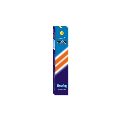 17G Sunday Monday Incense Sticks - Burning Time: 30A 45 Approx. Minutes