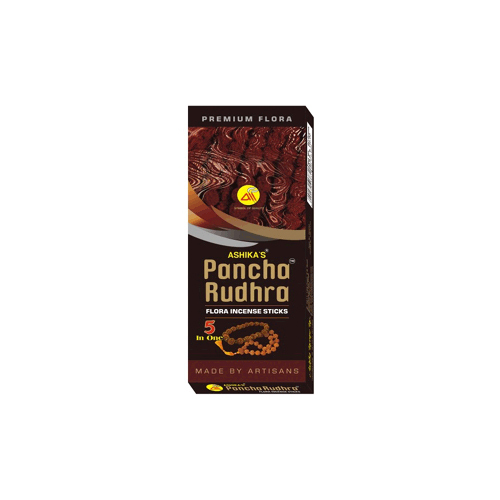 80G 5 In 1 Pancha Rudhra Flora Incense Sticks - Burning Time: 30A  45 Approx. Minutes