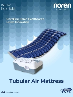 Tubular Air Mattress / Air Bed - Color: Navy Blue